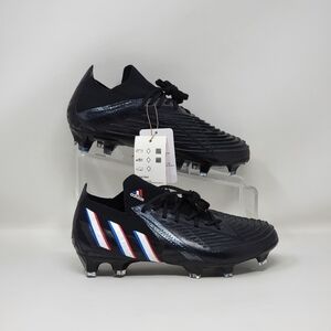Adidas Predator Edge.1 LF Men's Size 4.5 Black White Soccer Cleats GV7391 New
